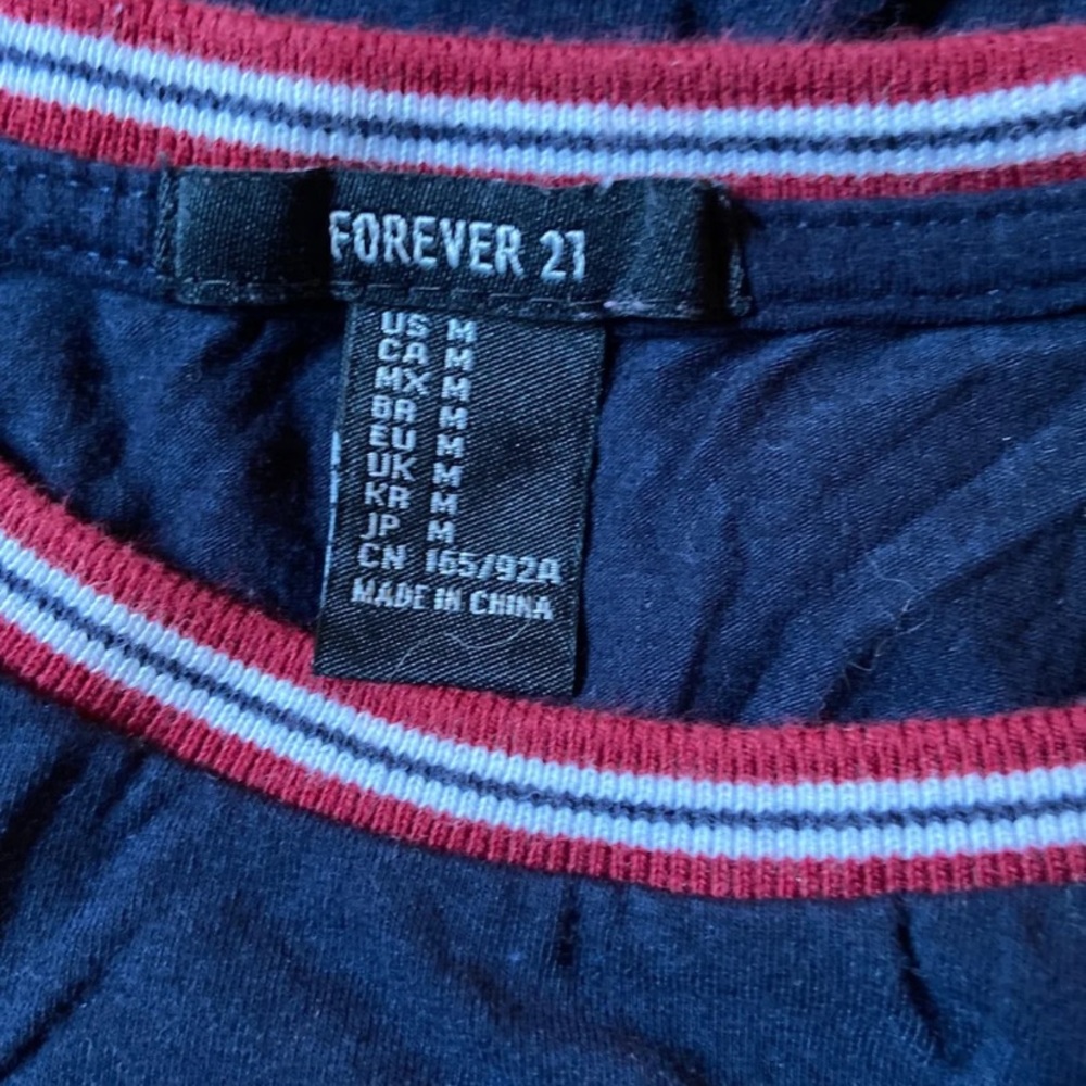 Forever 21 Ringer Tee - Picture 3 of 3